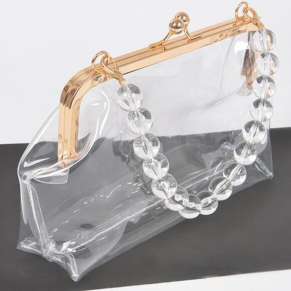 Vintage Clasp Pvc Clutch - Picture 4 of 6